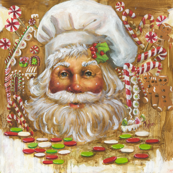 Visions of Sugar — Oil on canvas, 24" × 24"